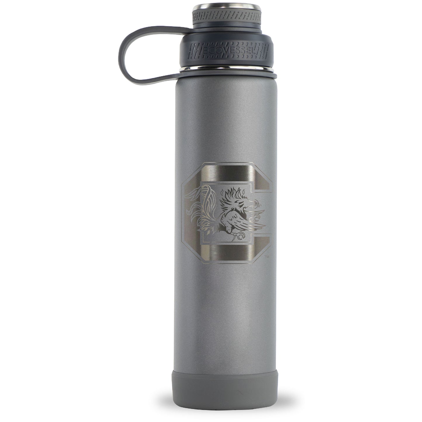Gray South Carolina Gamecocks 24oz. EcoVessel Boulder Bottle