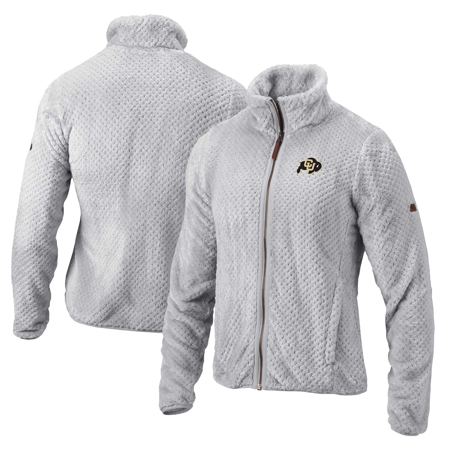 Women's Columbia Gray Colorado Buffaloes Fire Side II Full-Zip Jacket