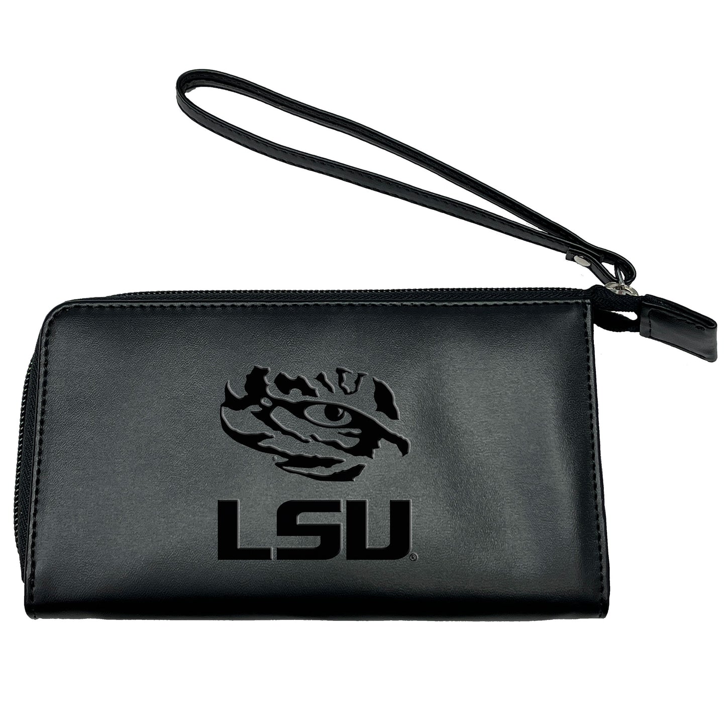 Black LSU Tigers Cell Phone Wristlet Wallet