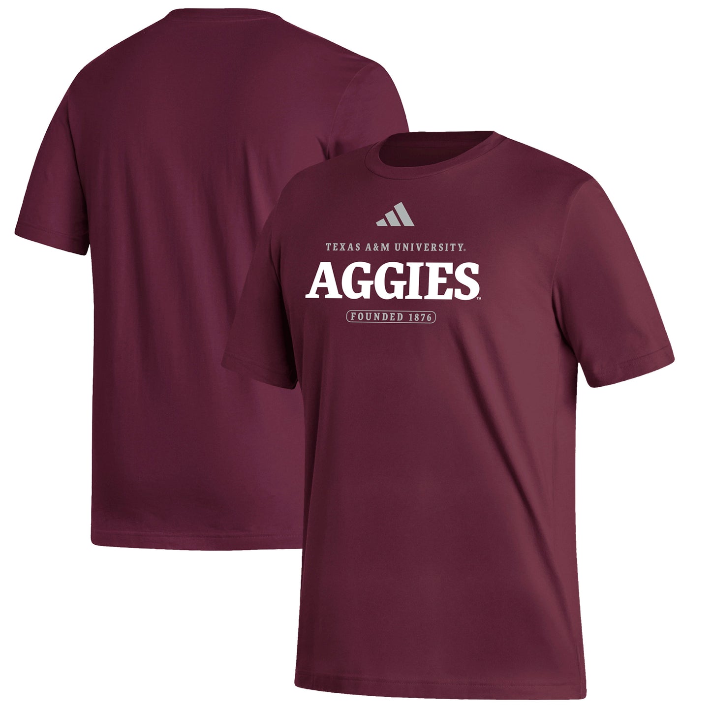 Men's adidas Maroon Texas A&M Aggies Fresh T-Shirt
