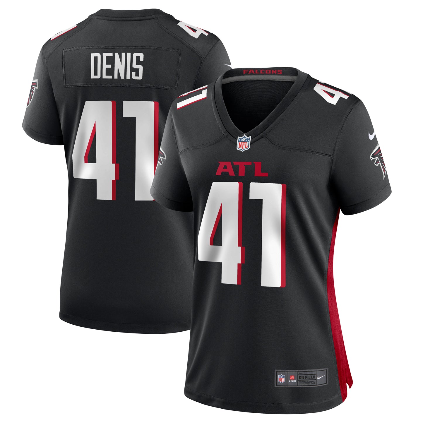 Women's Nike Lukas Denis Black Atlanta Falcons Game Jersey