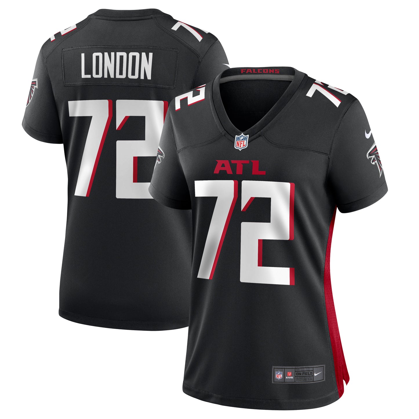 Women's Nike LaCale London Black Atlanta Falcons Game Jersey