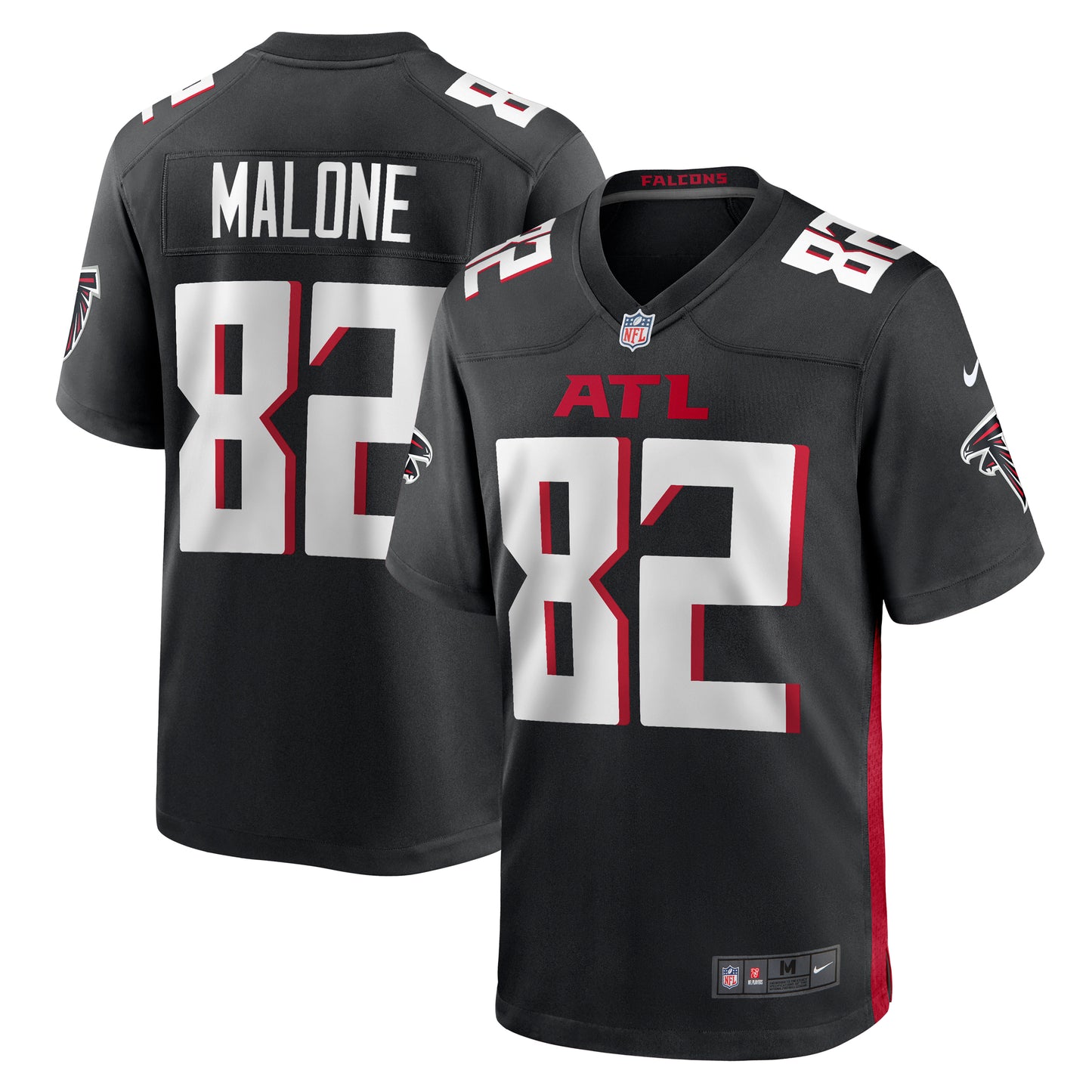 Men's Nike Xavier Malone Black Atlanta Falcons Game Jersey