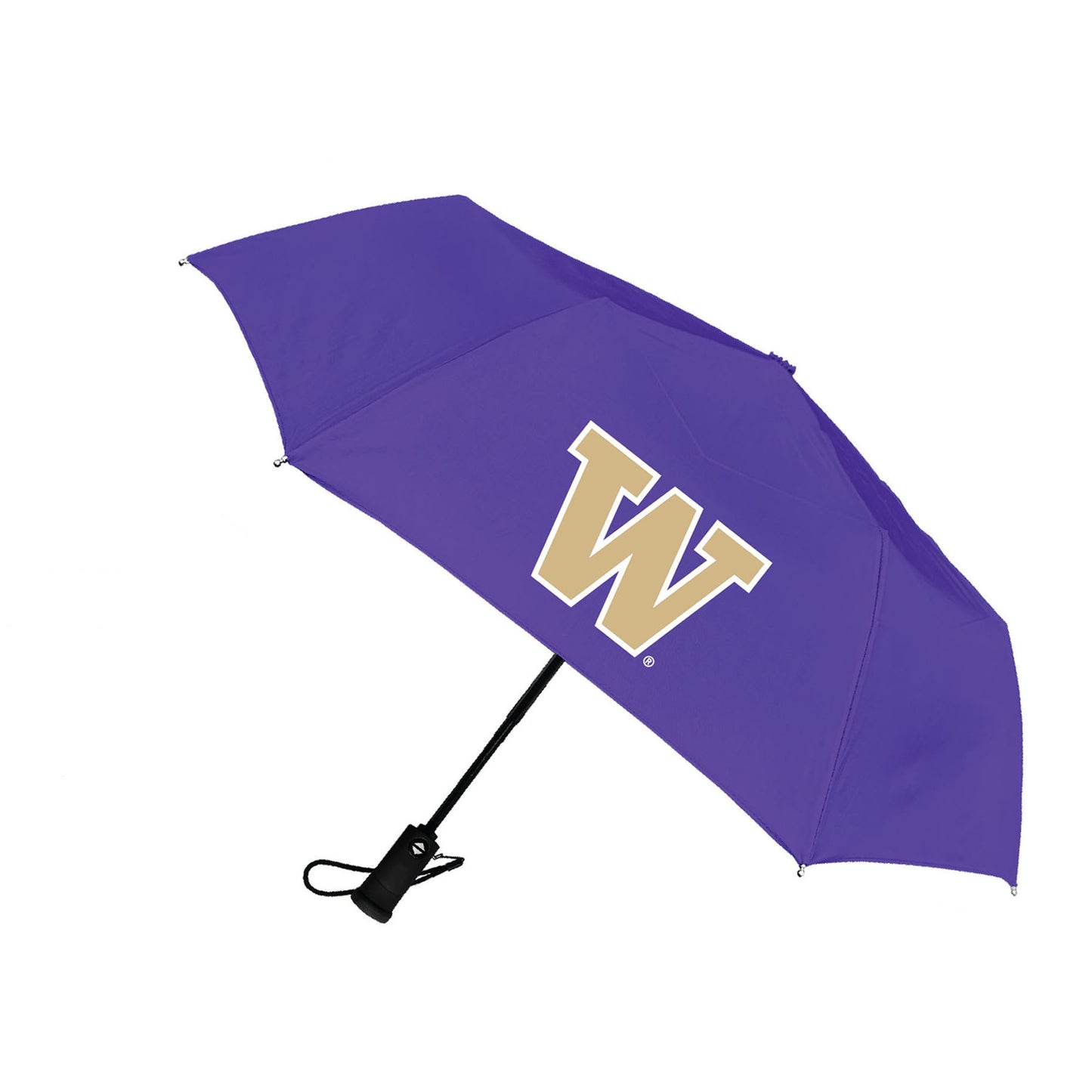 Washington Huskies 42" Flashlight Handle Auto Open Umbrella