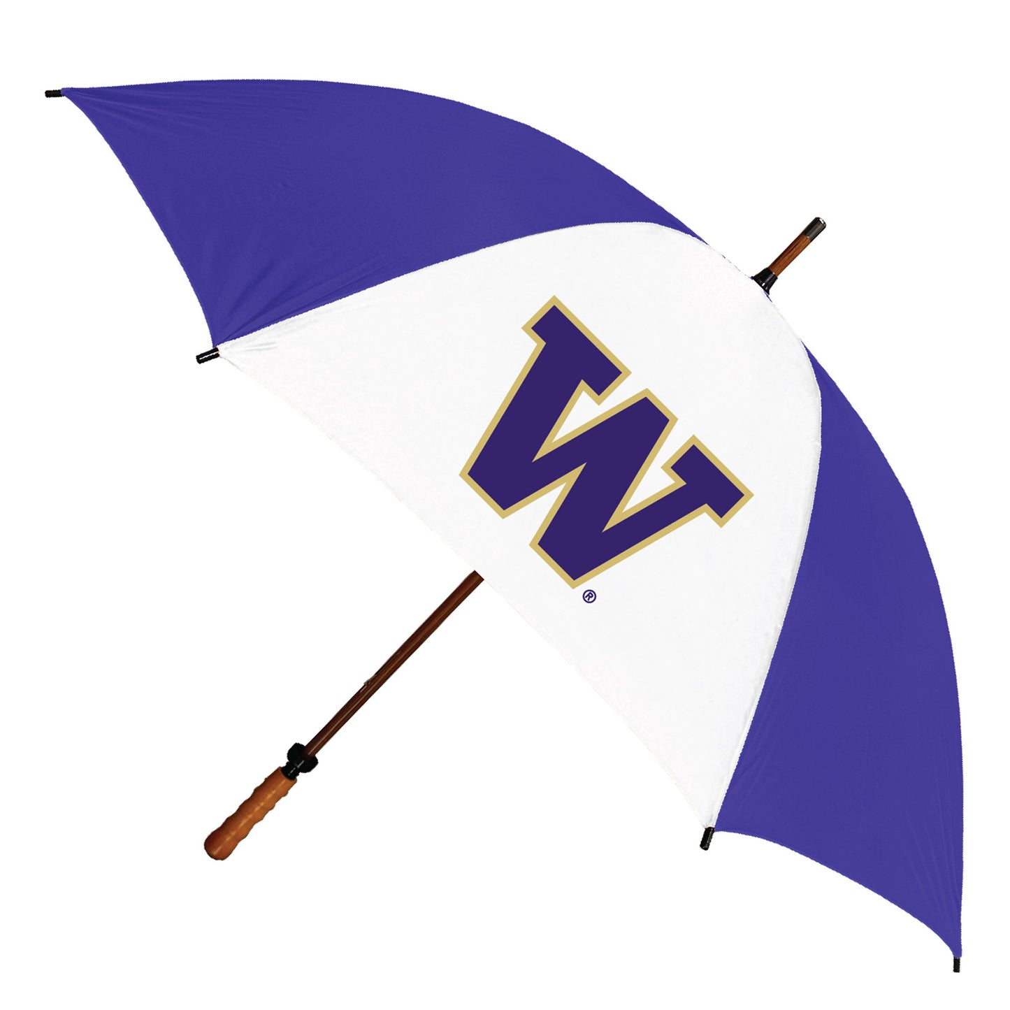 Washington Huskies 62" Eagle Sporty Wood Shaft Golf Umbrella