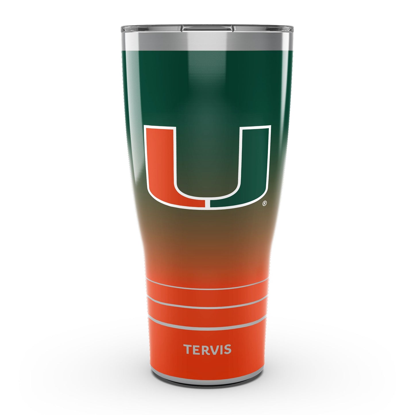 Tervis Miami Hurricanes 30oz. Ombre Stainless Steel Tumbler