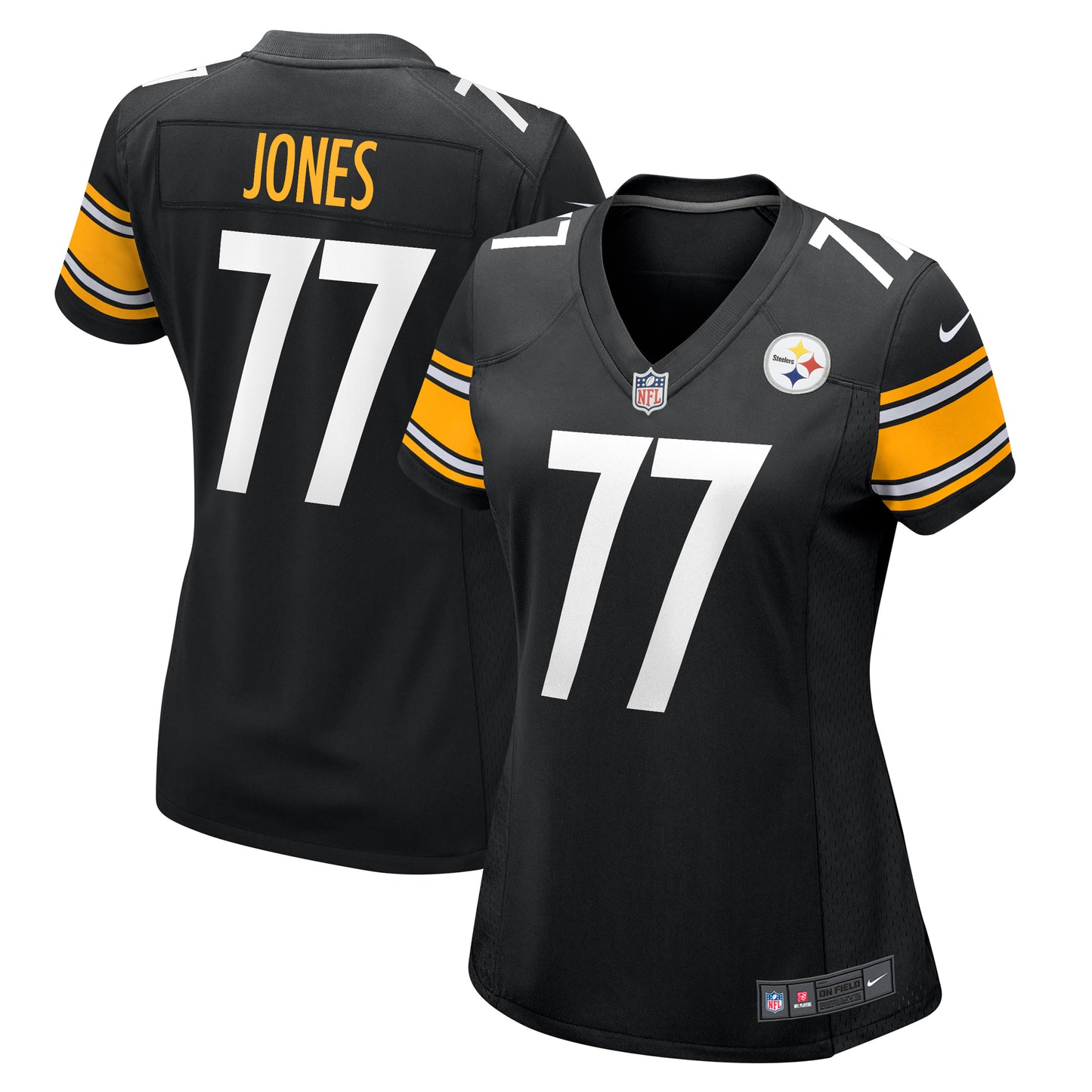 Women's Nike Broderick Jones Black Pittsburgh Steelers Game Jersey