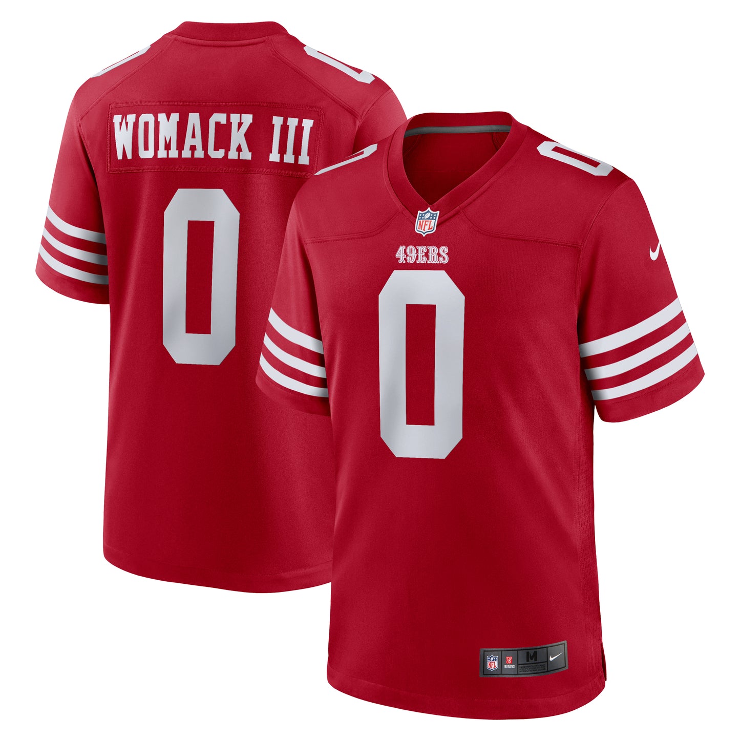 Men's Nike Samuel Womack III  Scarlet San Francisco 49ers  Game Jersey
