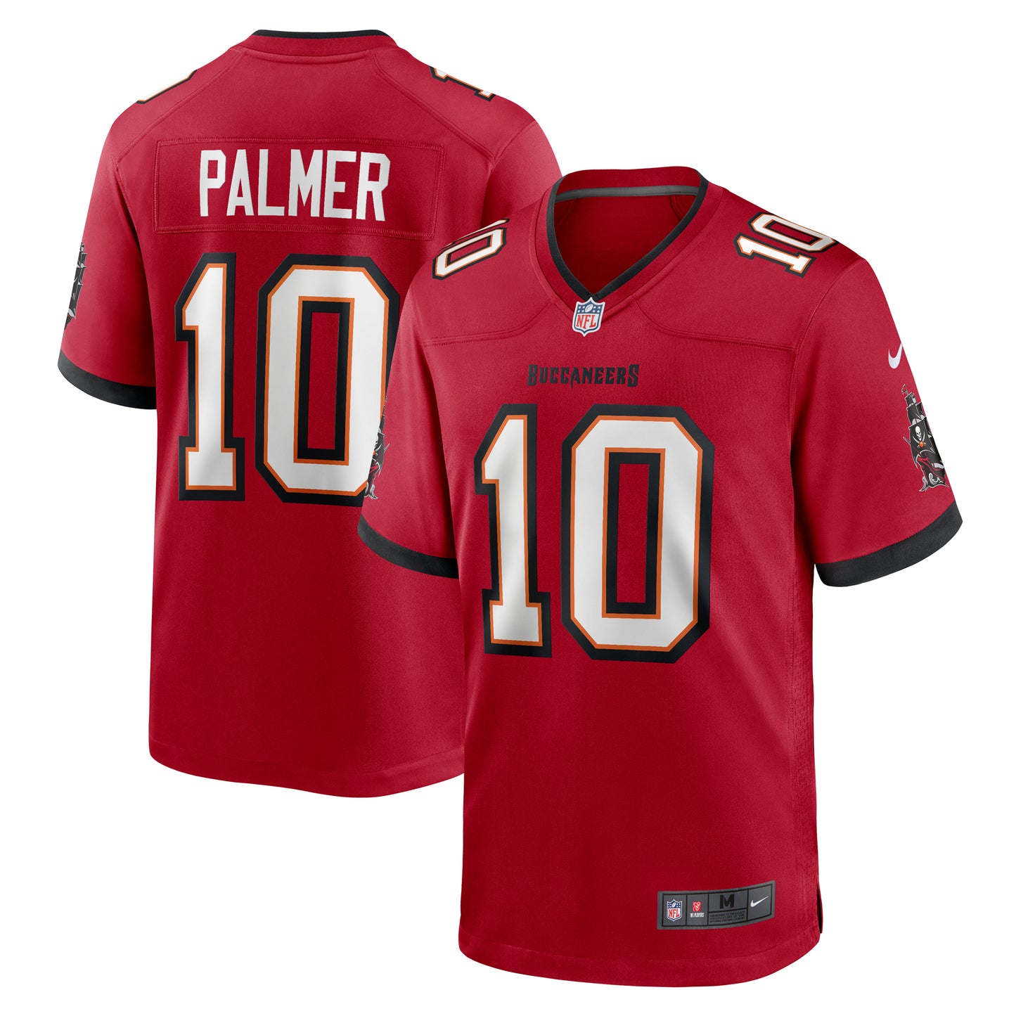 Men's Nike Trey Palmer Red Tampa Bay Buccaneers Game Jersey