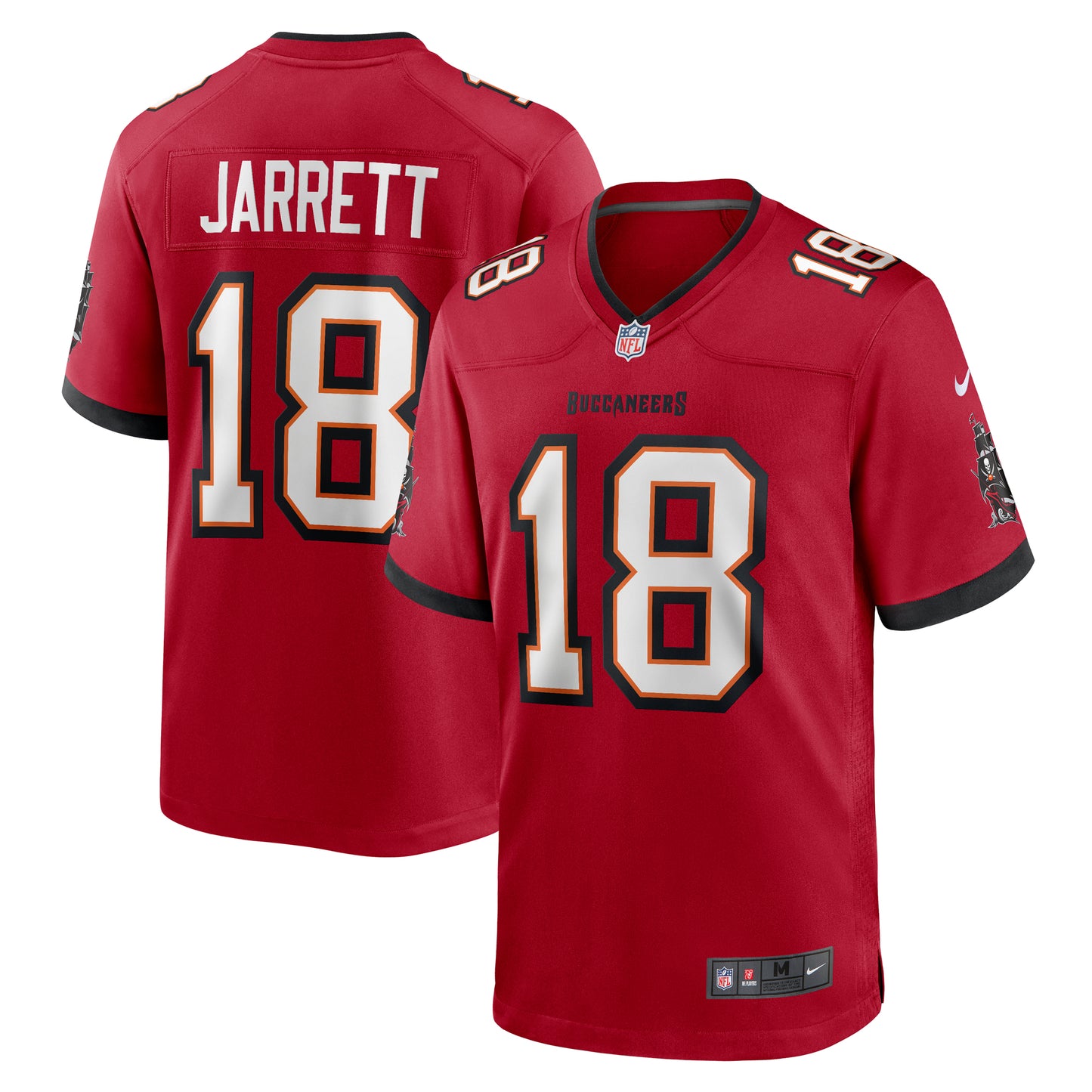Men's Nike Rakim Jarrett Red Tampa Bay Buccaneers Game Jersey