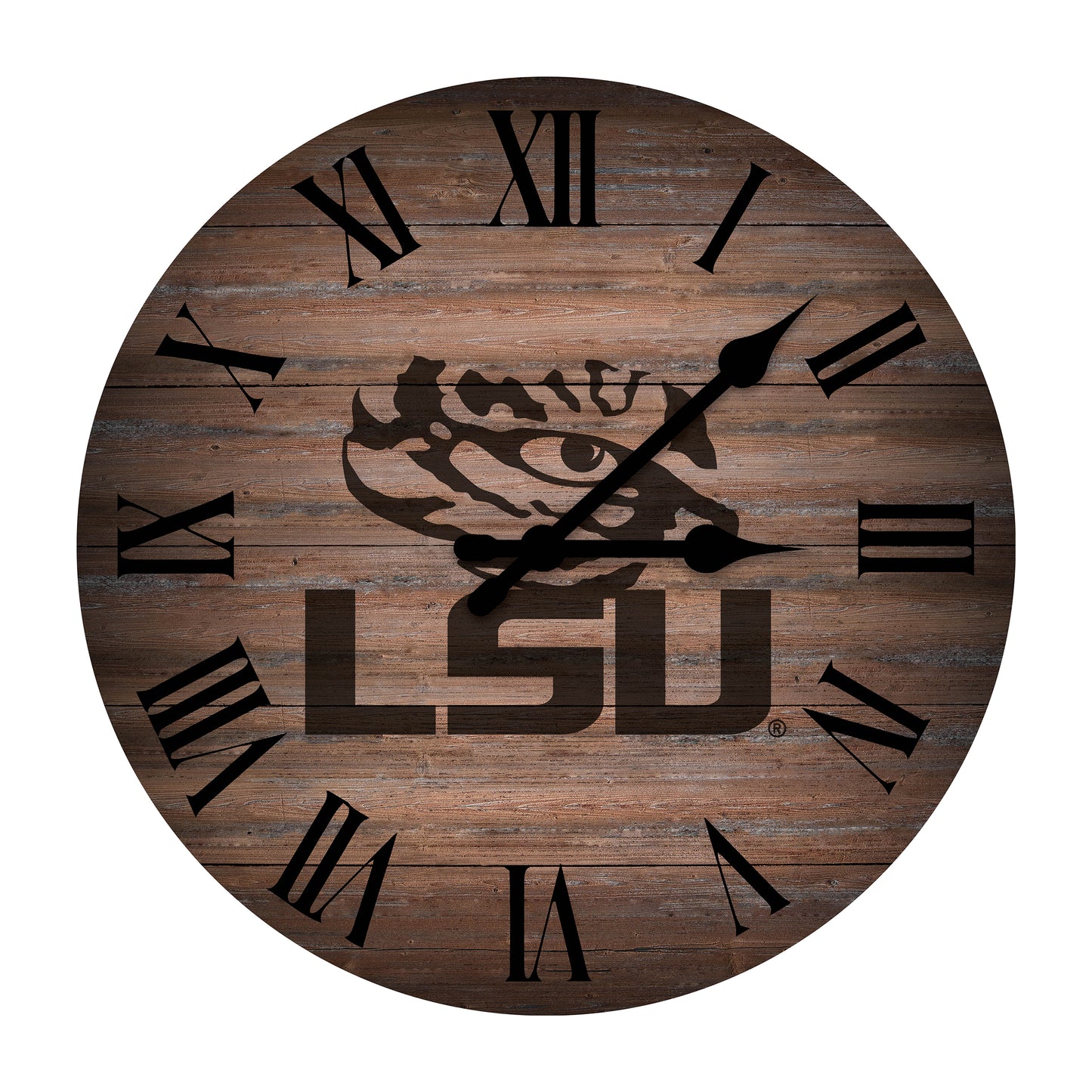 Imperial LSU Tigers Rustic 16'' Clock