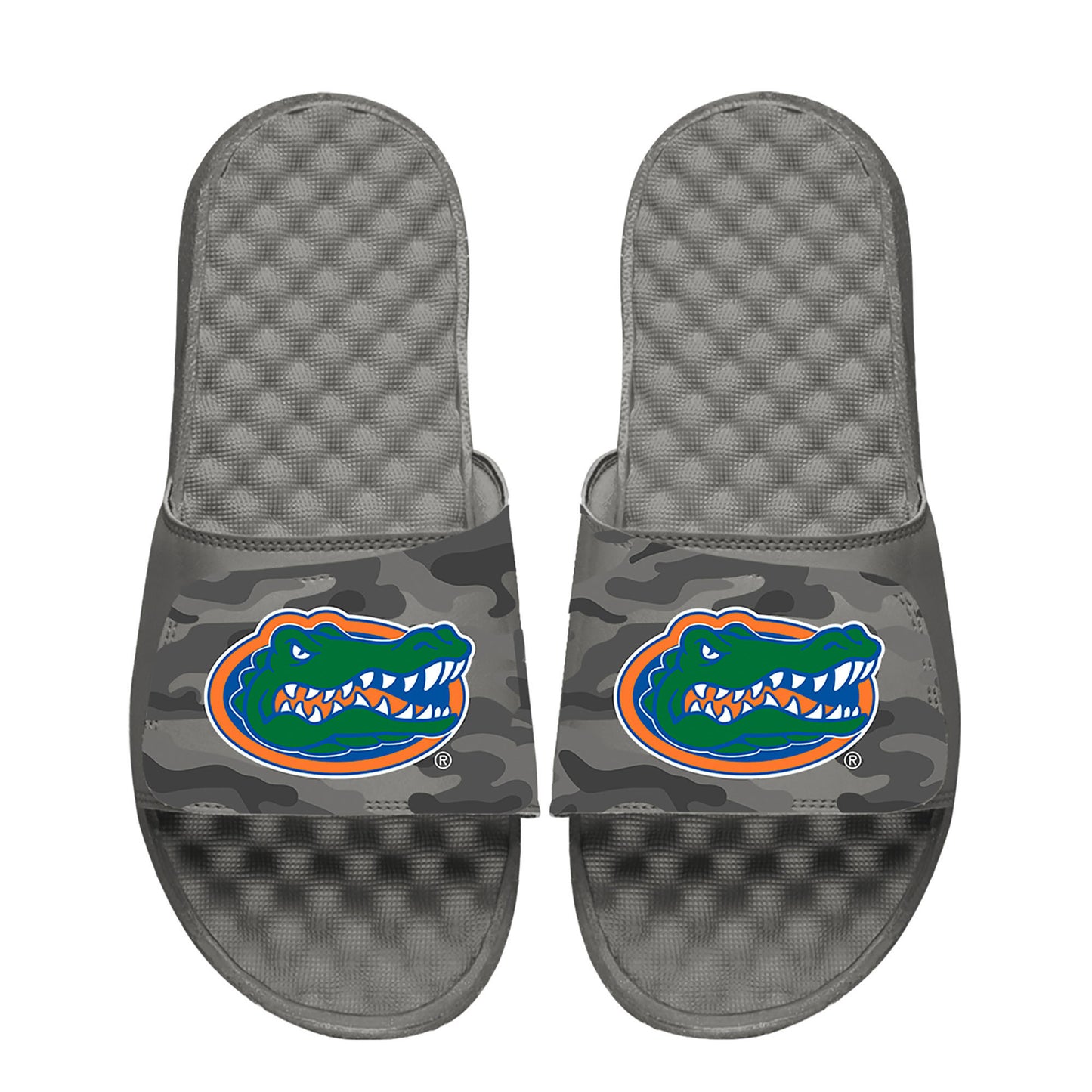 Men's ISlide Gray Florida Gators Camo Slide Sandals
