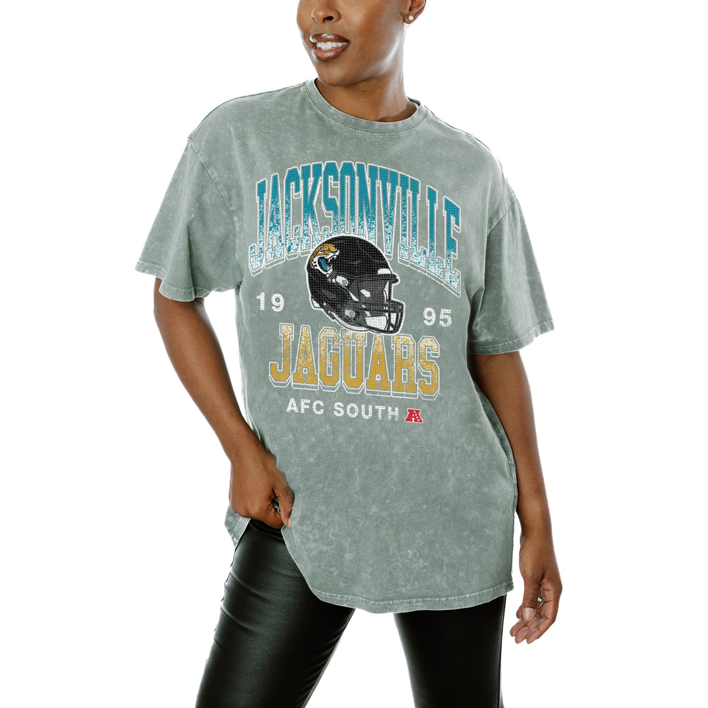 Women's Gameday Couture Gray Jacksonville Jaguars Nothing But The Best T-Shirt