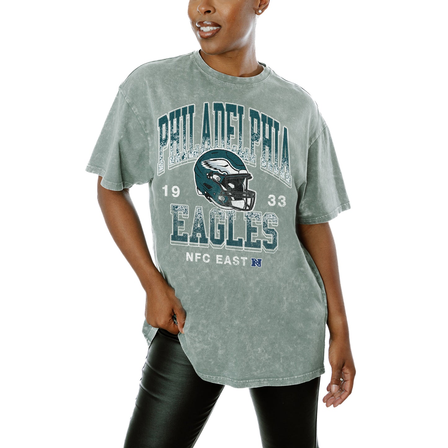 Women's Gameday Couture Gray Philadelphia Eagles Nothing But The Best T-Shirt