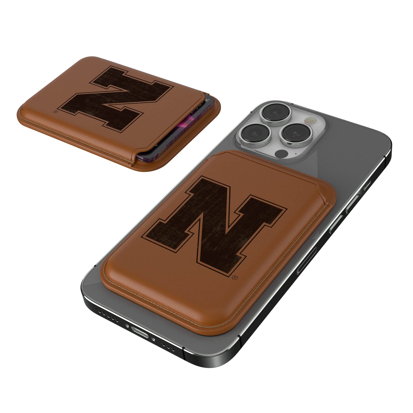 Keyscaper Nebraska Huskers Primary Logo Magnetic Credit Card Wallet
