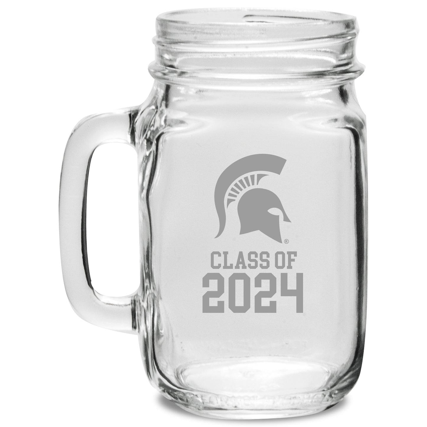 Michigan State Spartans Class of 2024 16oz. Drinking Jar