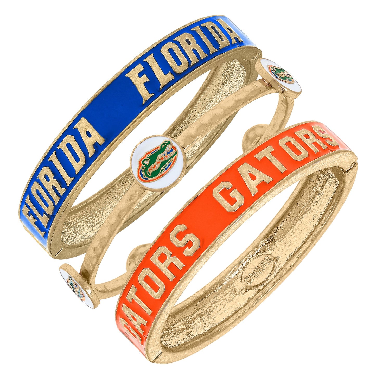 Women's Florida Gators Stacked Enameled Bangle Set