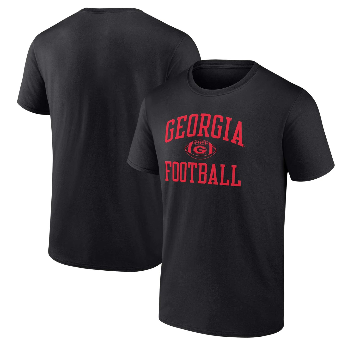 Men's Fanatics Black Georgia Bulldogs First Sprint T-Shirt