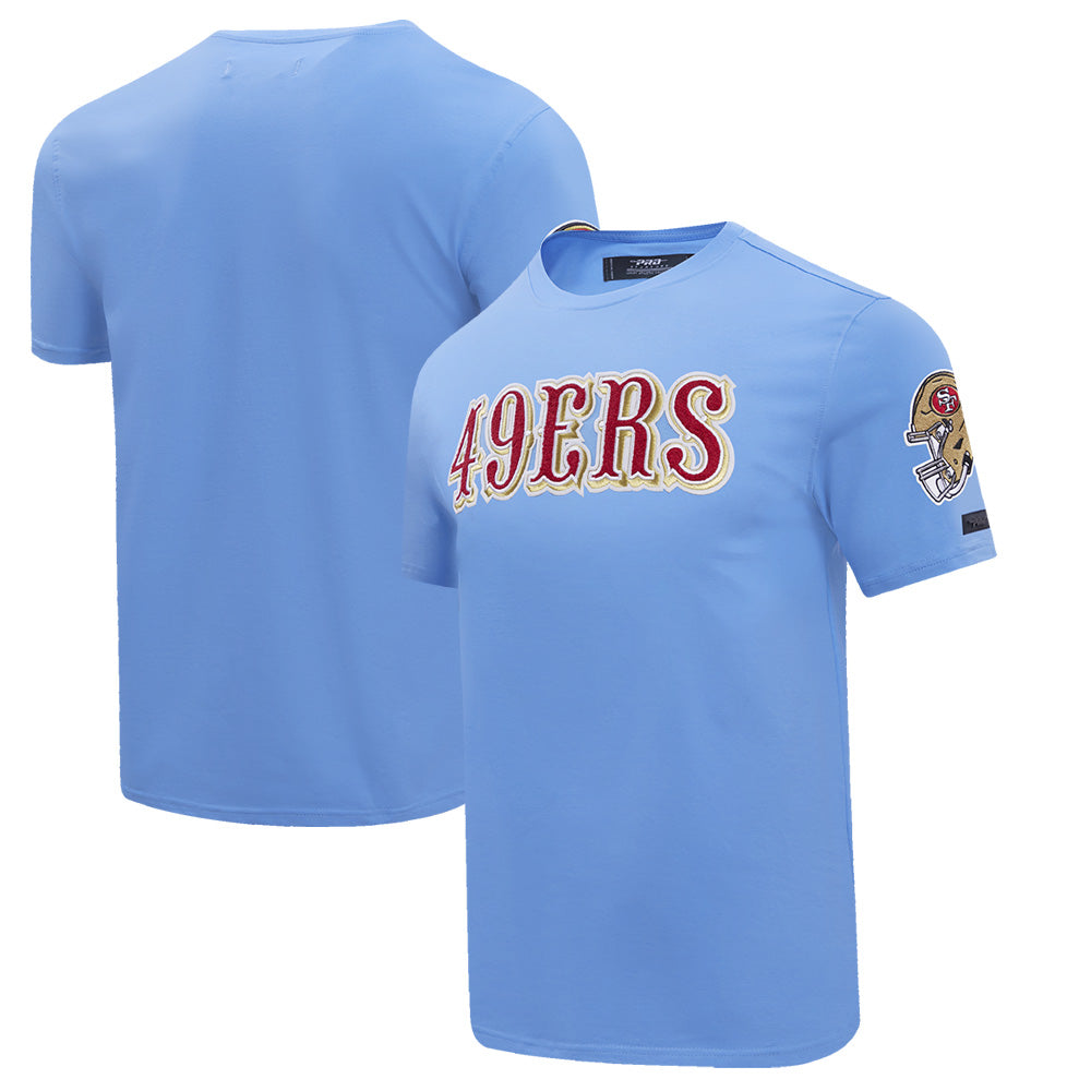 Men's Pro Standard Blue San Francisco 49ers Classic Chenille T-Shirt