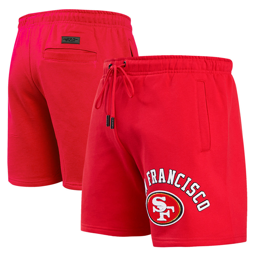 Men's Pro Standard Scarlet San Francisco 49ers Classic Fleece Shorts