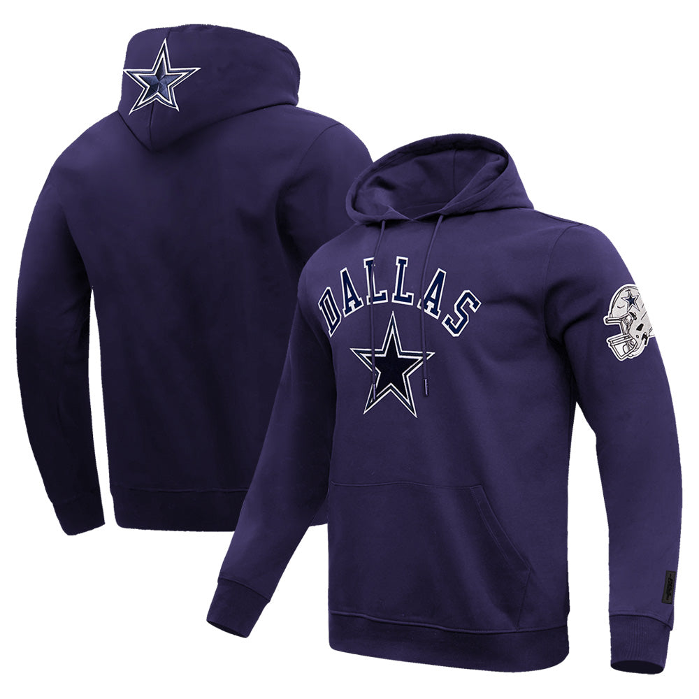 Men's Pro Standard Navy Dallas Cowboys Classic Fleece Pullover Hoodie