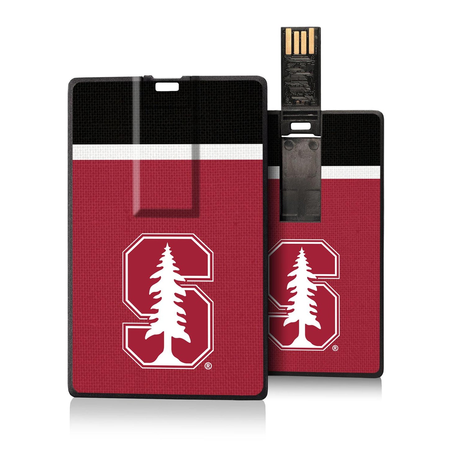 Keyscaper Stanford Cardinal Stripe Credit Card USB Drive
