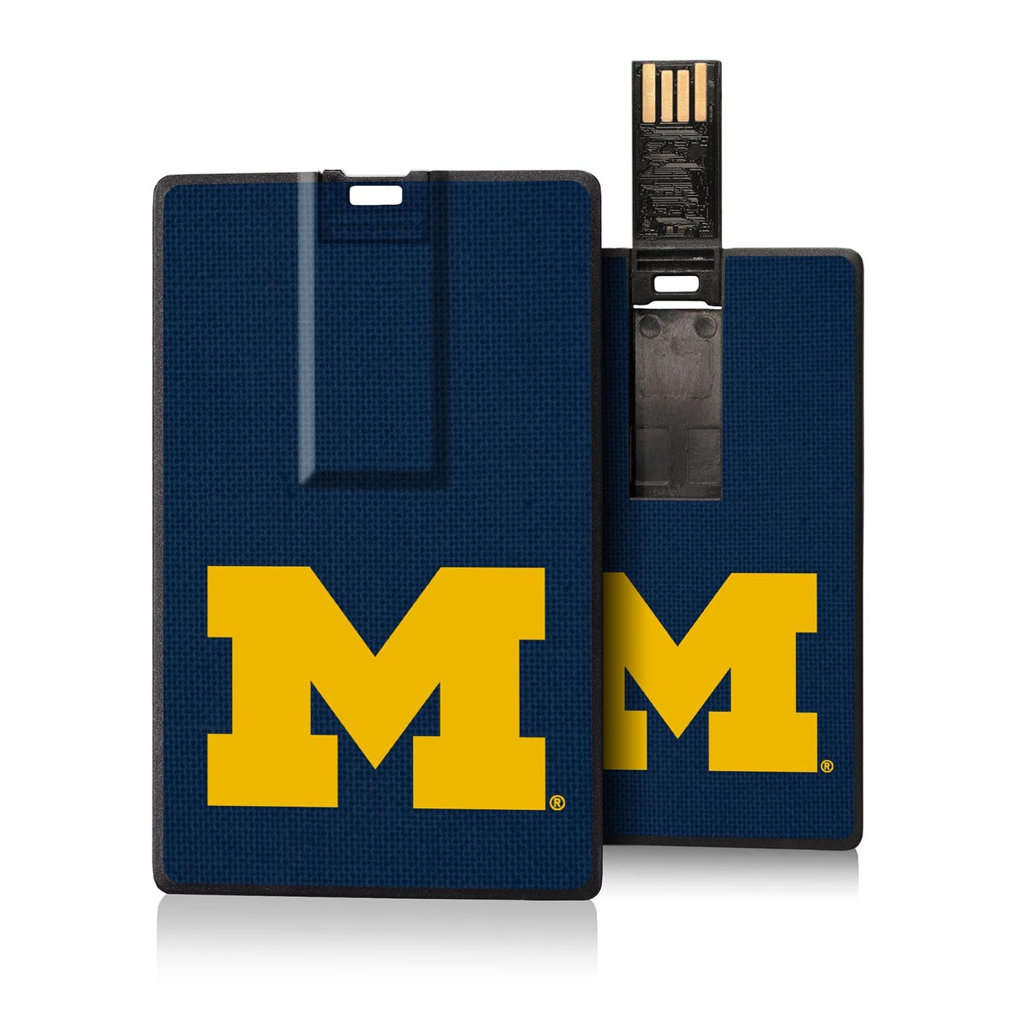 Keyscaper Michigan Wolverines Stripe Credit Card USB Drive