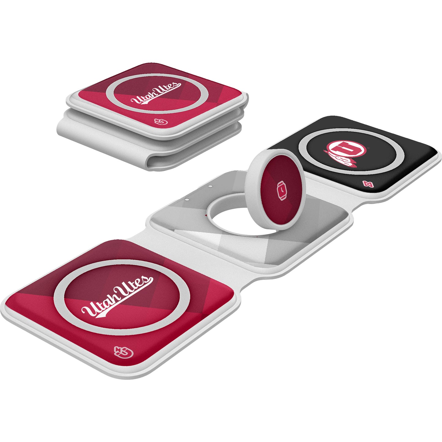 Keyscaper Utah Utes 3-in-1 Foldable Charger