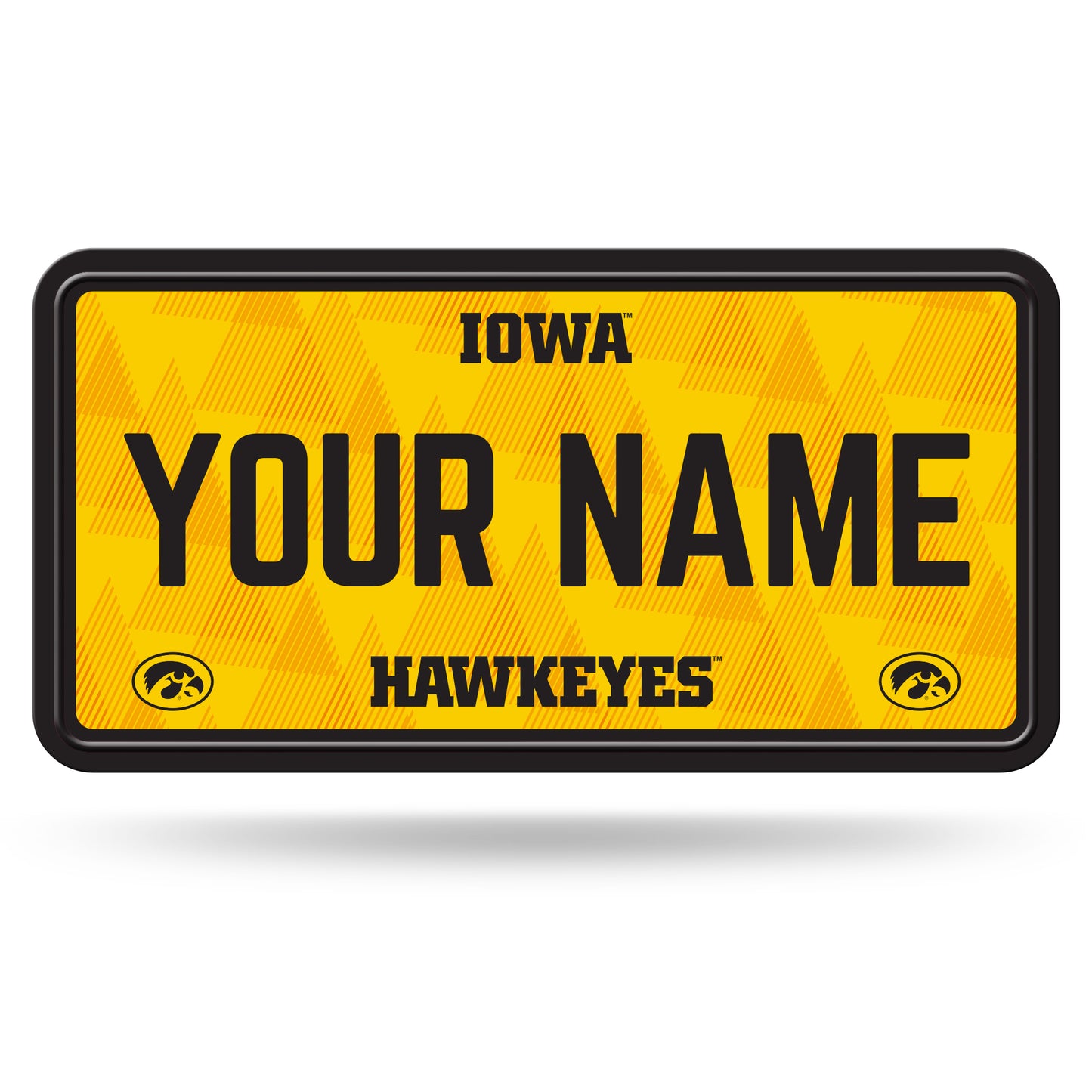 Iowa Hawkeyes 6" x 12" Personalized License Plate