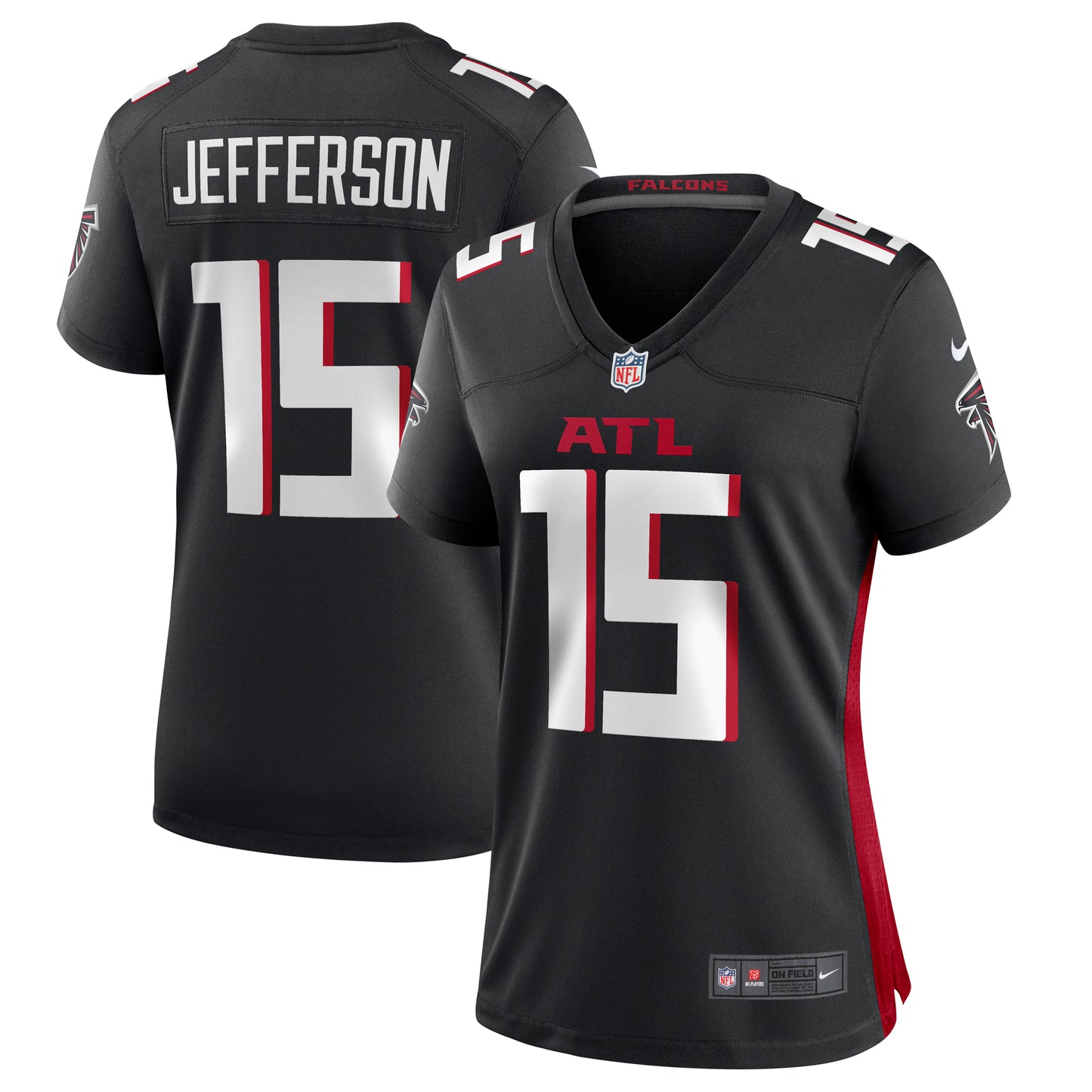 Women's Nike Van Jefferson Black Atlanta Falcons Game Jersey