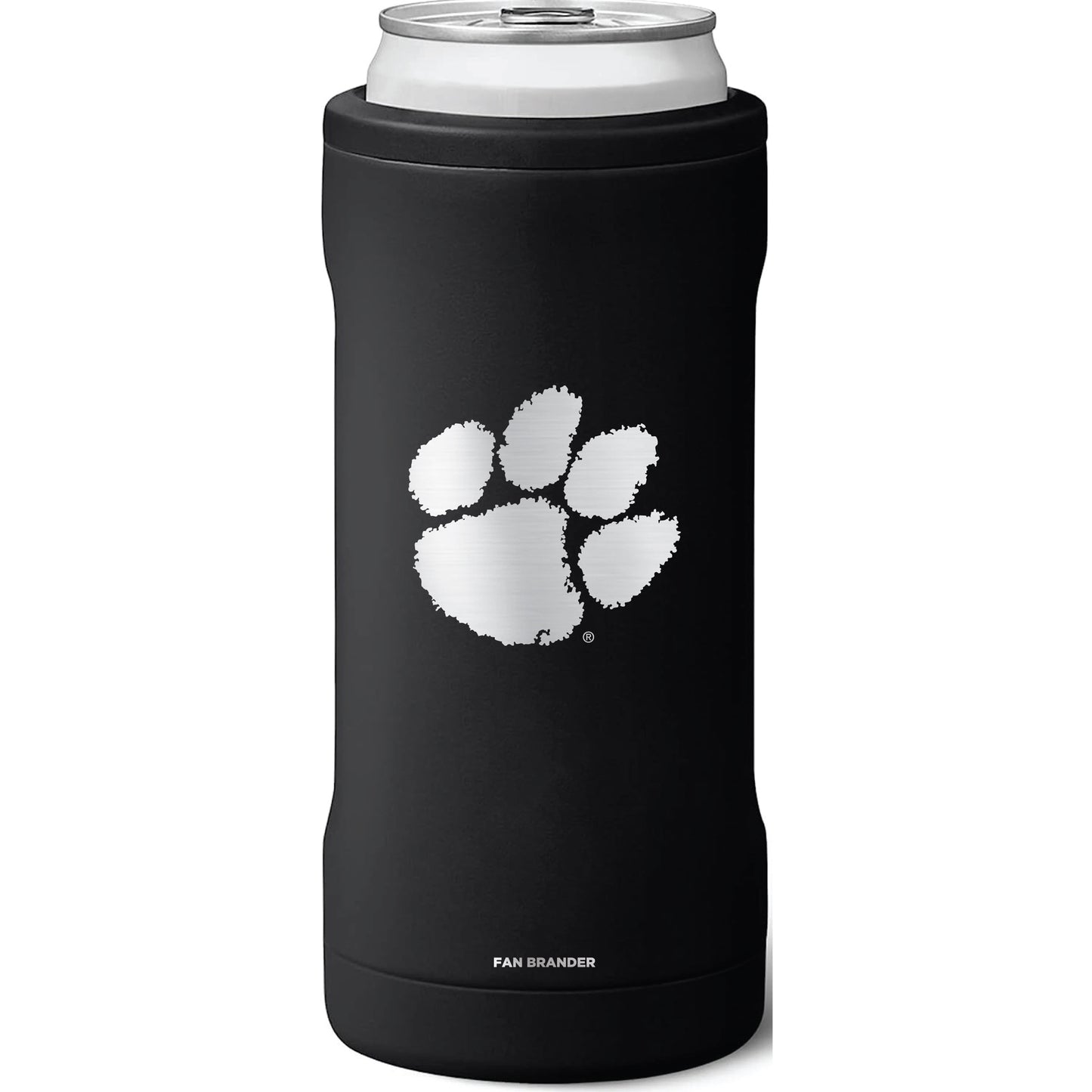BruMate Clemson Tigers 12oz. Primary Mark Matte Slim Can Cooler