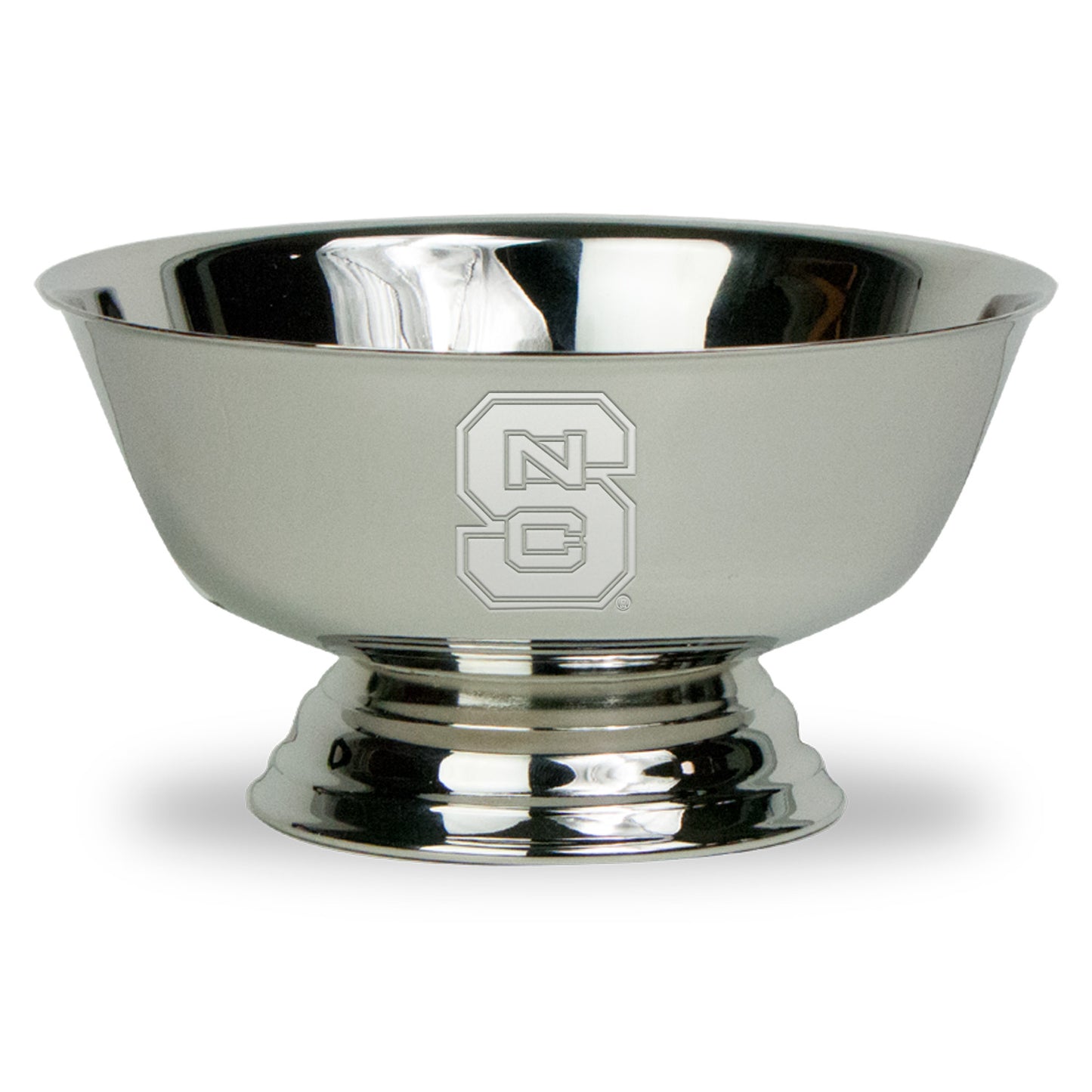 NC State Wolfpack 8" x 4.27" Historic Silver Plated Paul Revere Bowl