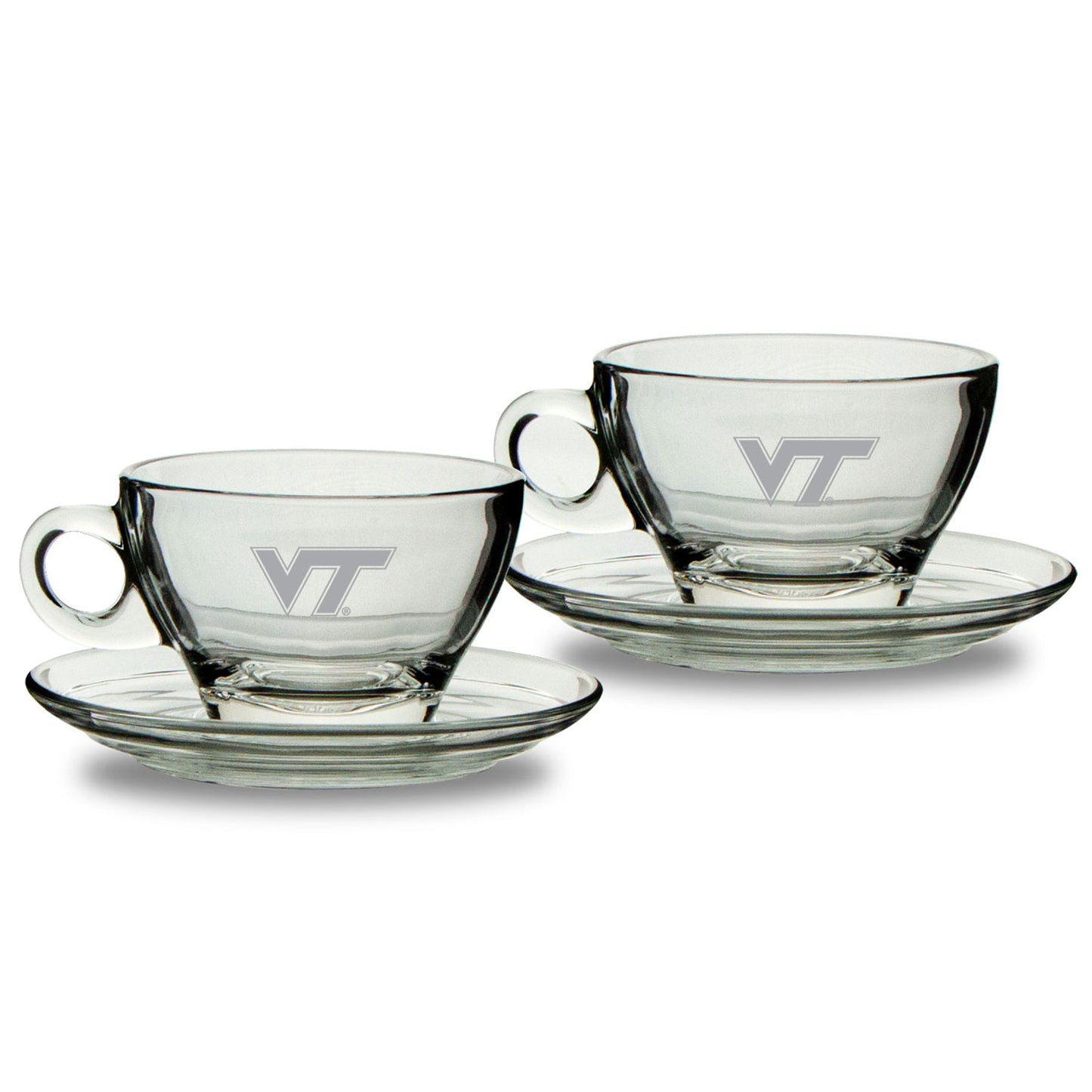 Virginia Tech Hokies 9oz. Two-Piece Café Latte Mug & Saucer Set