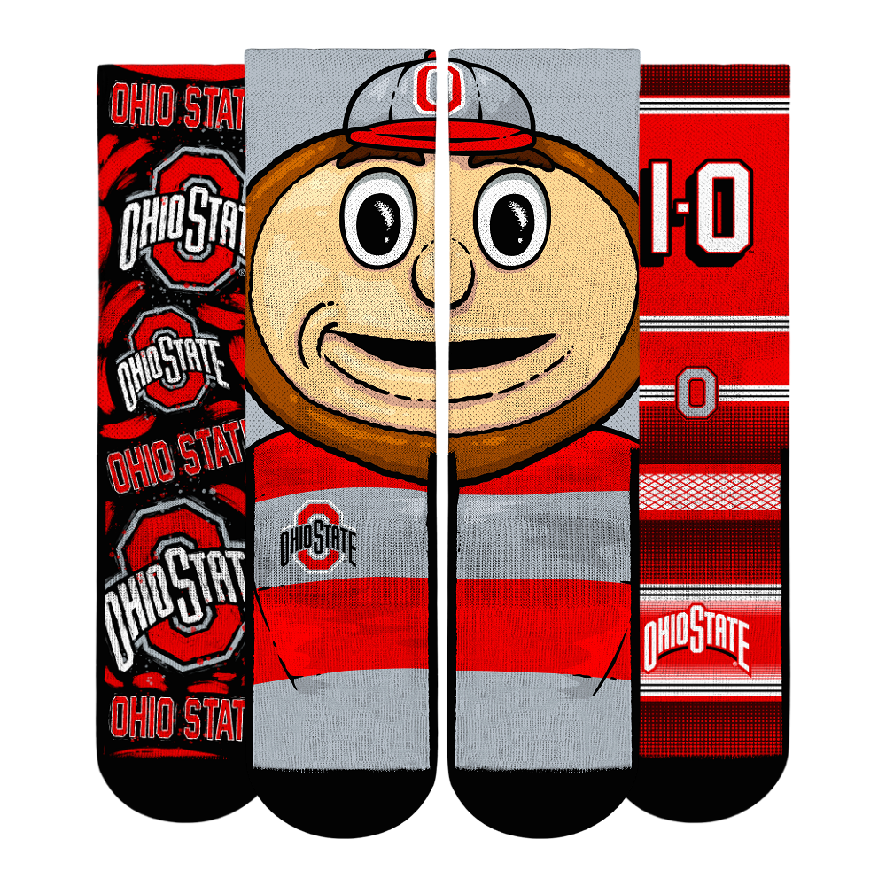 Unisex Rock Em Socks Ohio State Buckeyes Fan Favorite Three-Pack Crew Sock Set