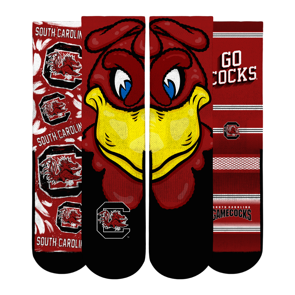 Unisex Rock Em Socks South Carolina Gamecocks Fan Favorite Three-Pack Crew Sock Set