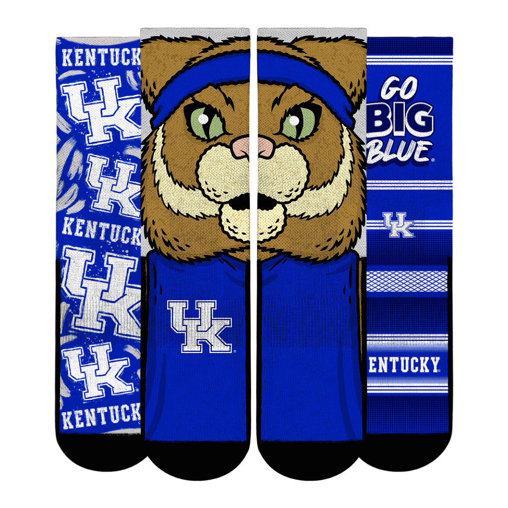 Unisex Rock Em Socks Kentucky Wildcats Fan Favorite Three-Pack Crew Sock Set