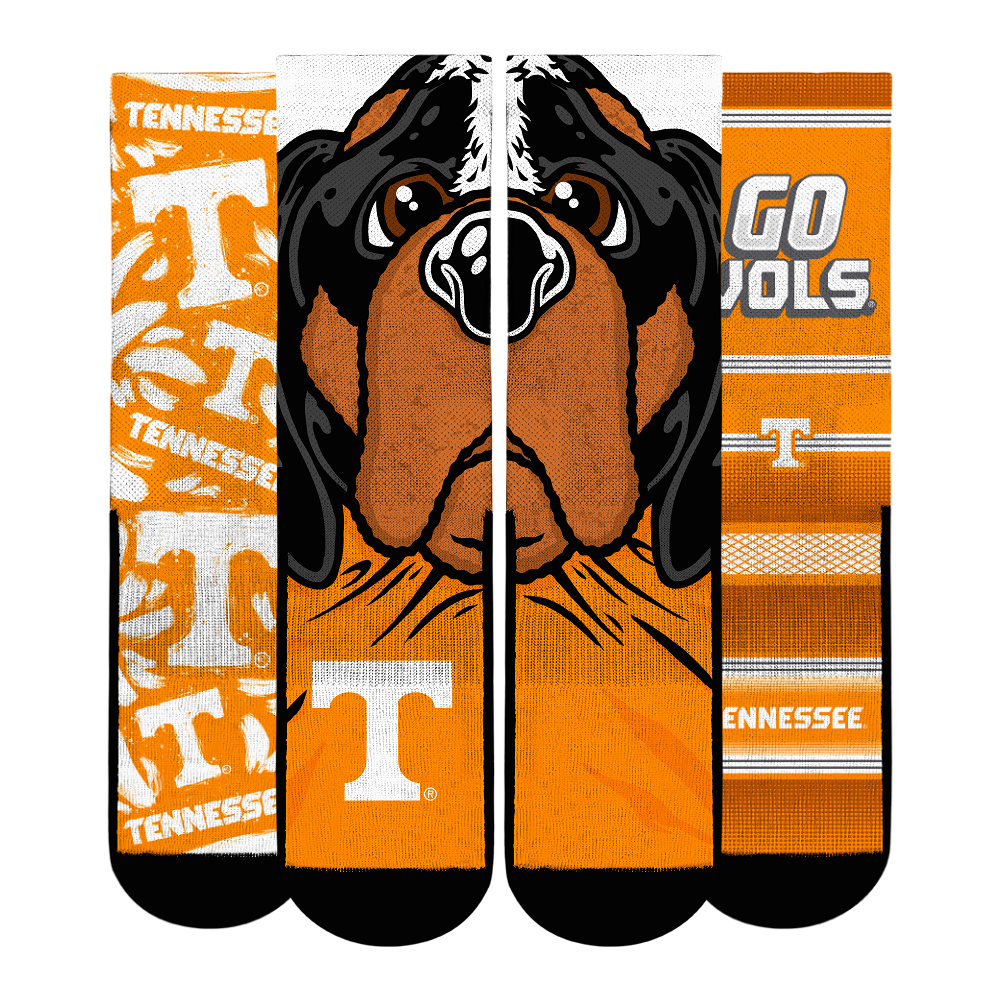 Unisex Rock Em Socks Tennessee Volunteers Fan Favorite Three-Pack Crew Sock Set