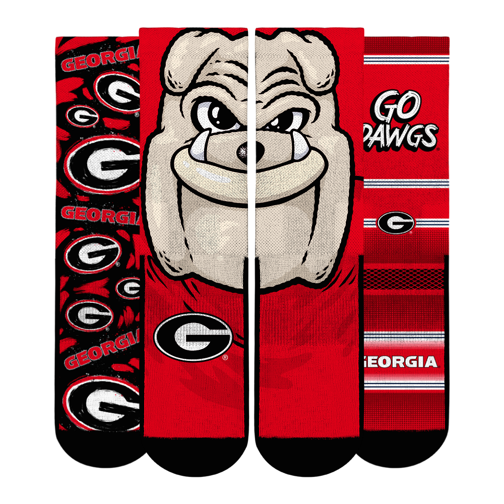 Youth Rock Em Socks Georgia Bulldogs Fan Favorite Three-Pack Crew Sock Set