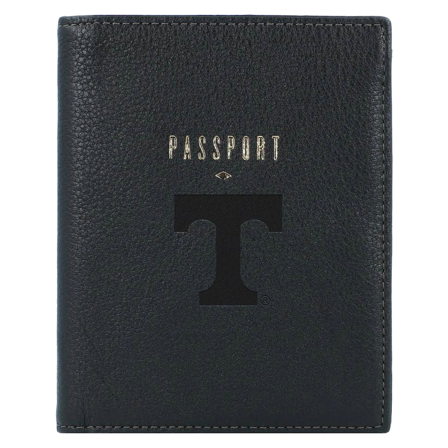 Fossil Black Tennessee Volunteers Travel RFID Passport Case