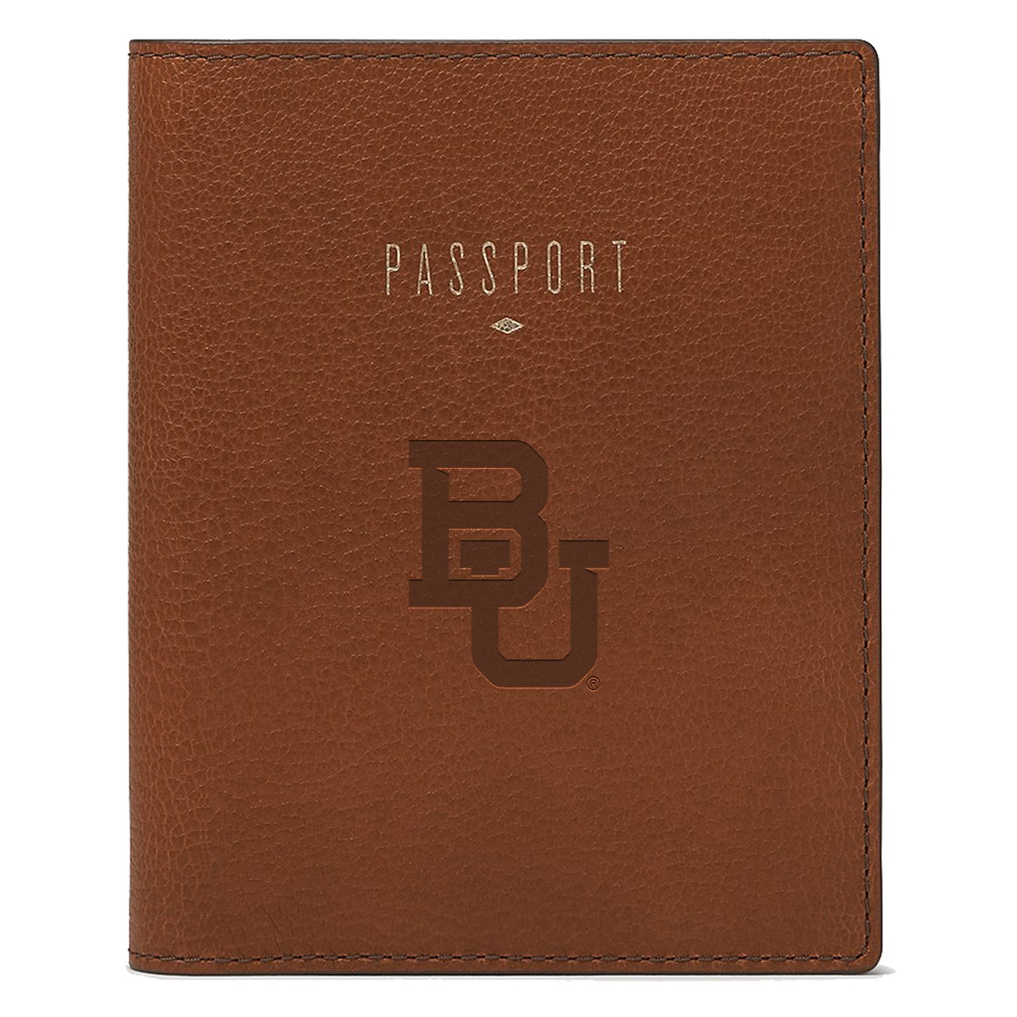 Fossil Brown Baylor Bears Travel RFID Passport Case