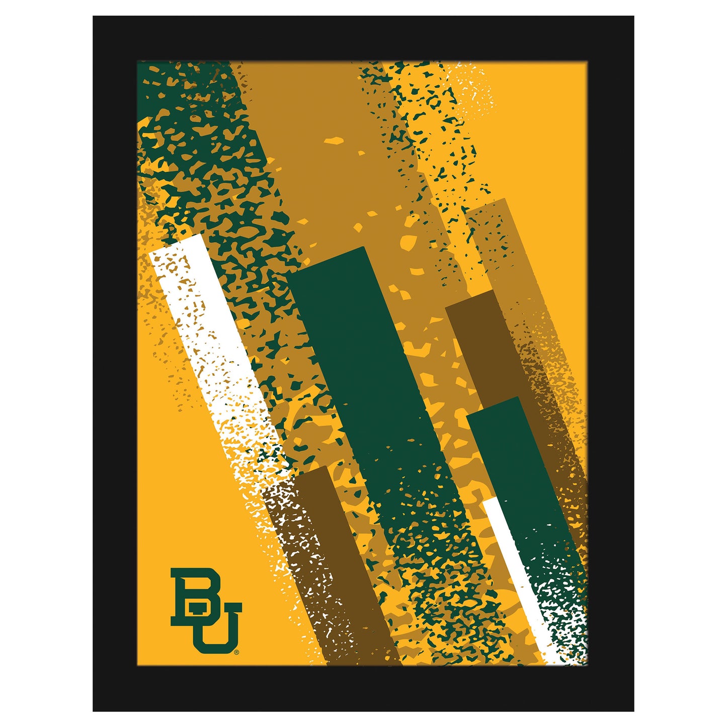 Baylor Bears 12" x 16" Team Color Framed Art Print