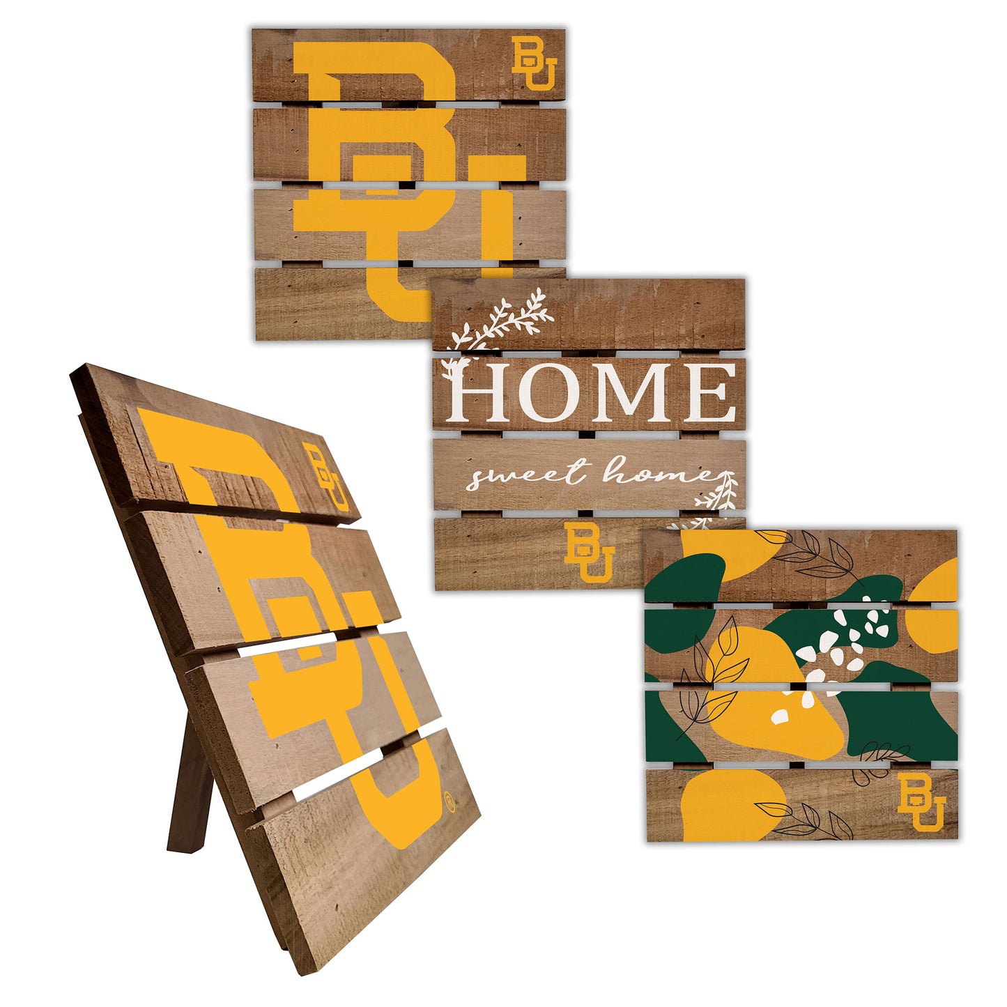 Baylor Bears Four-Piece Hot Plate Set