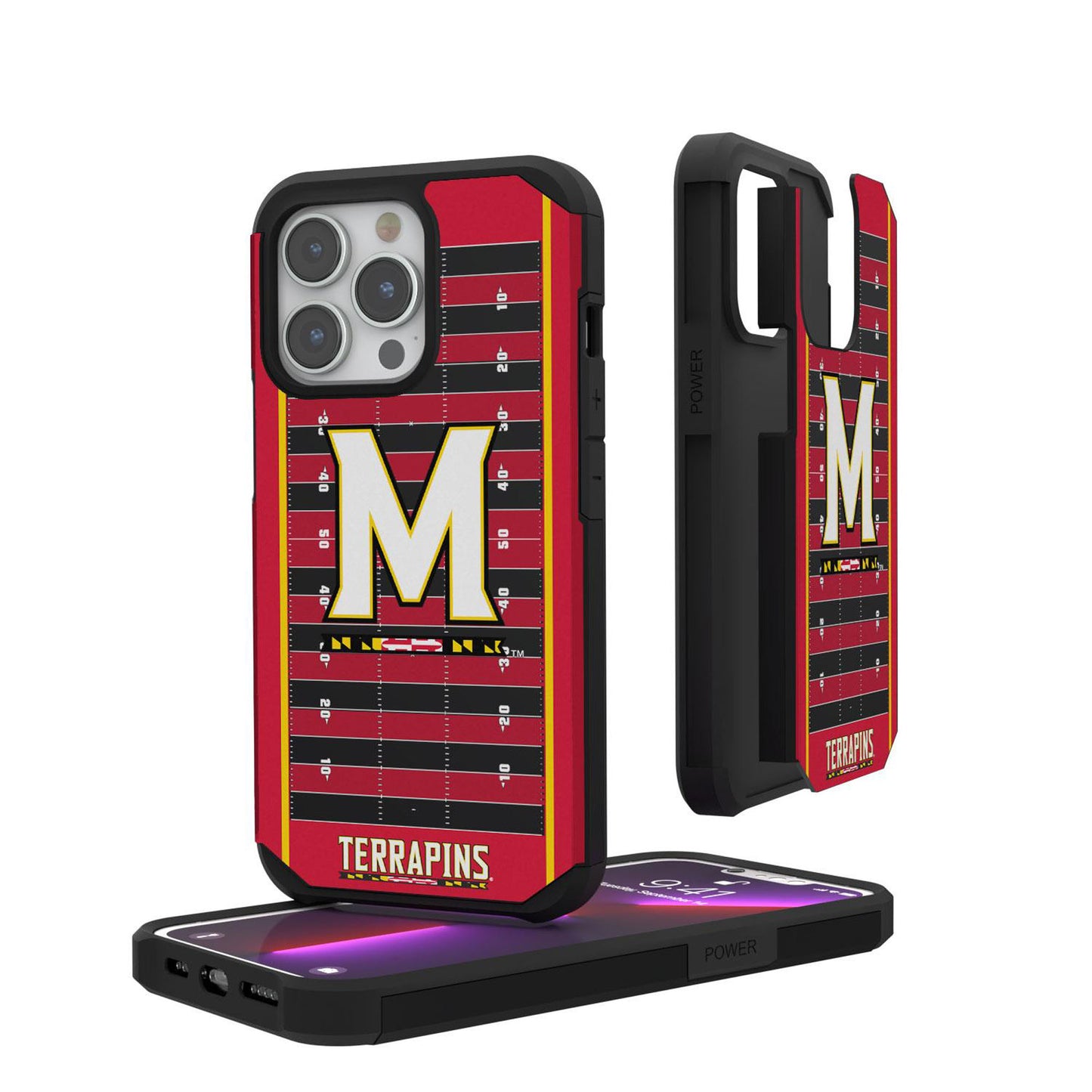 Keyscaper Maryland Terrapins Solid iPhone Rugged Case