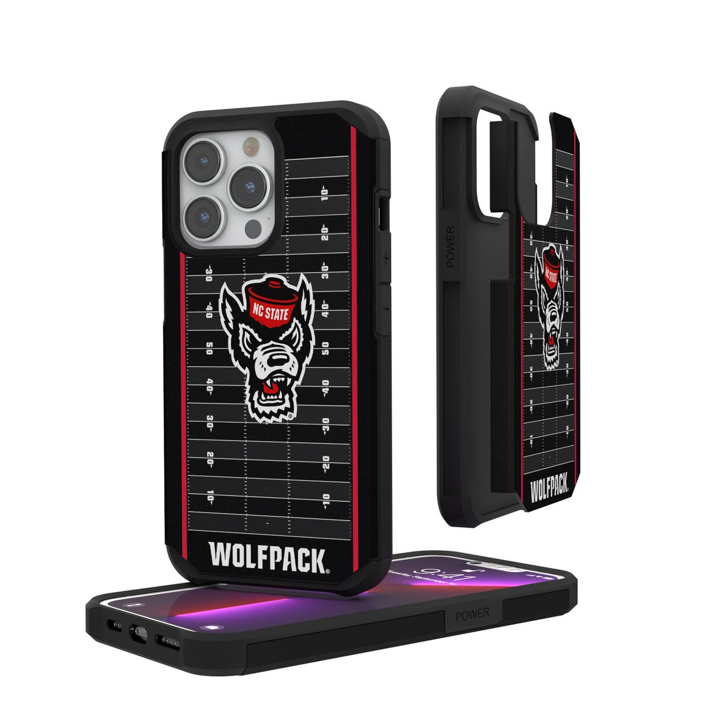 Keyscaper NC State Wolfpack Solid iPhone Rugged Case