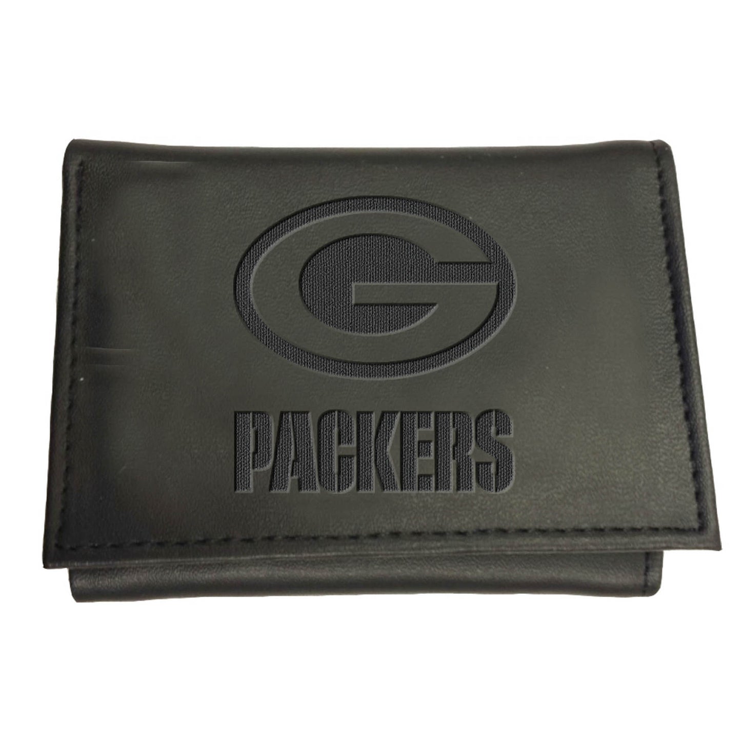 Black Green Bay Packers Hybrid Tri-Fold Wallet