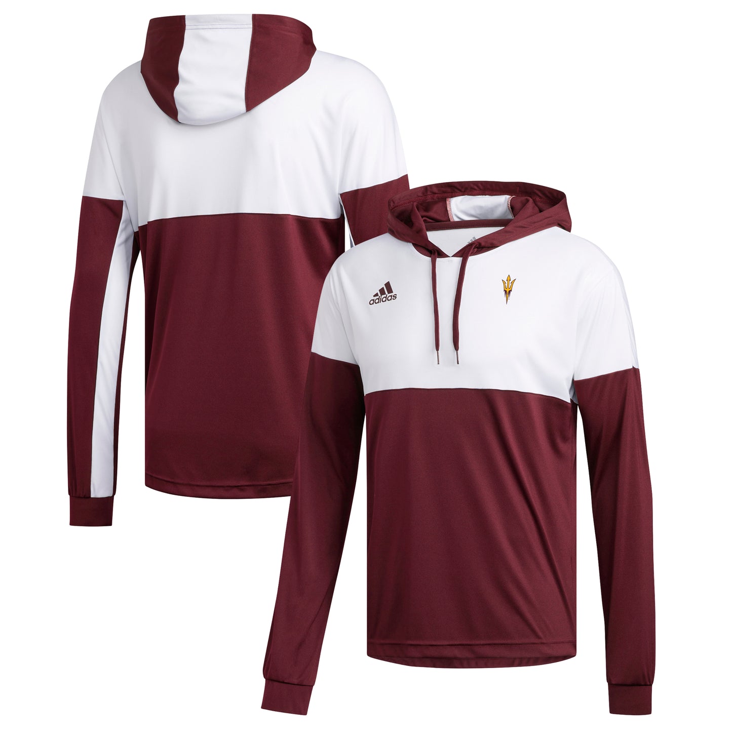 Men's adidas Maroon Arizona State Sun Devils Legend Shooter Decorated Pullover Hoodie