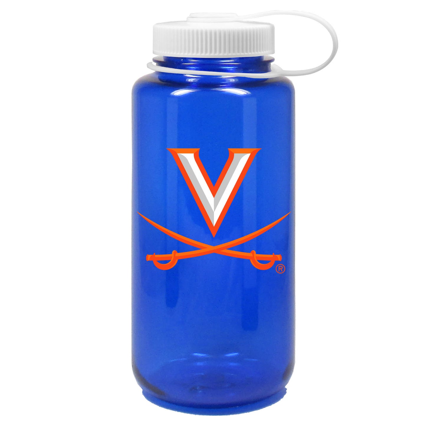 Navy Virginia Cavaliers 32oz. Nalgene Sustainable Wide Mouth Water Bottle