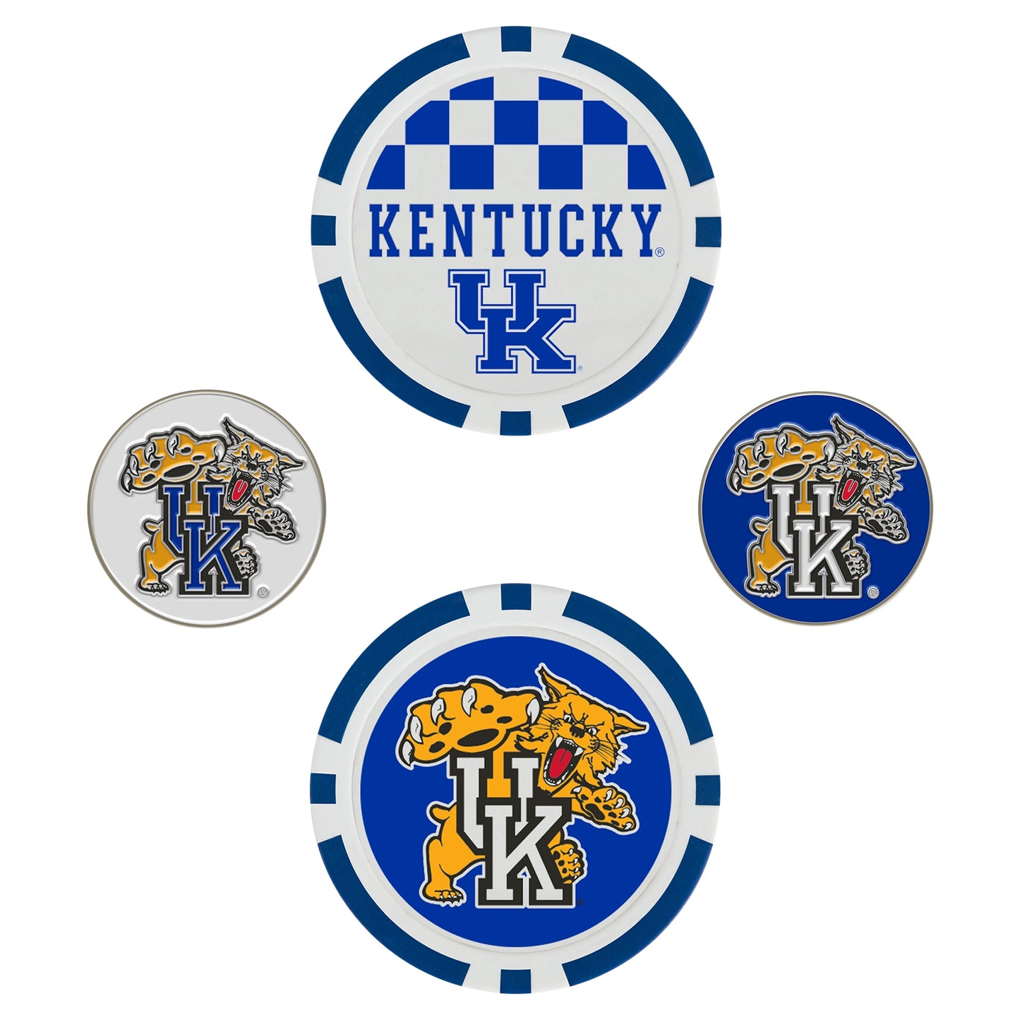 WinCraft Kentucky Wildcats 4-Pack Ball Markers Set