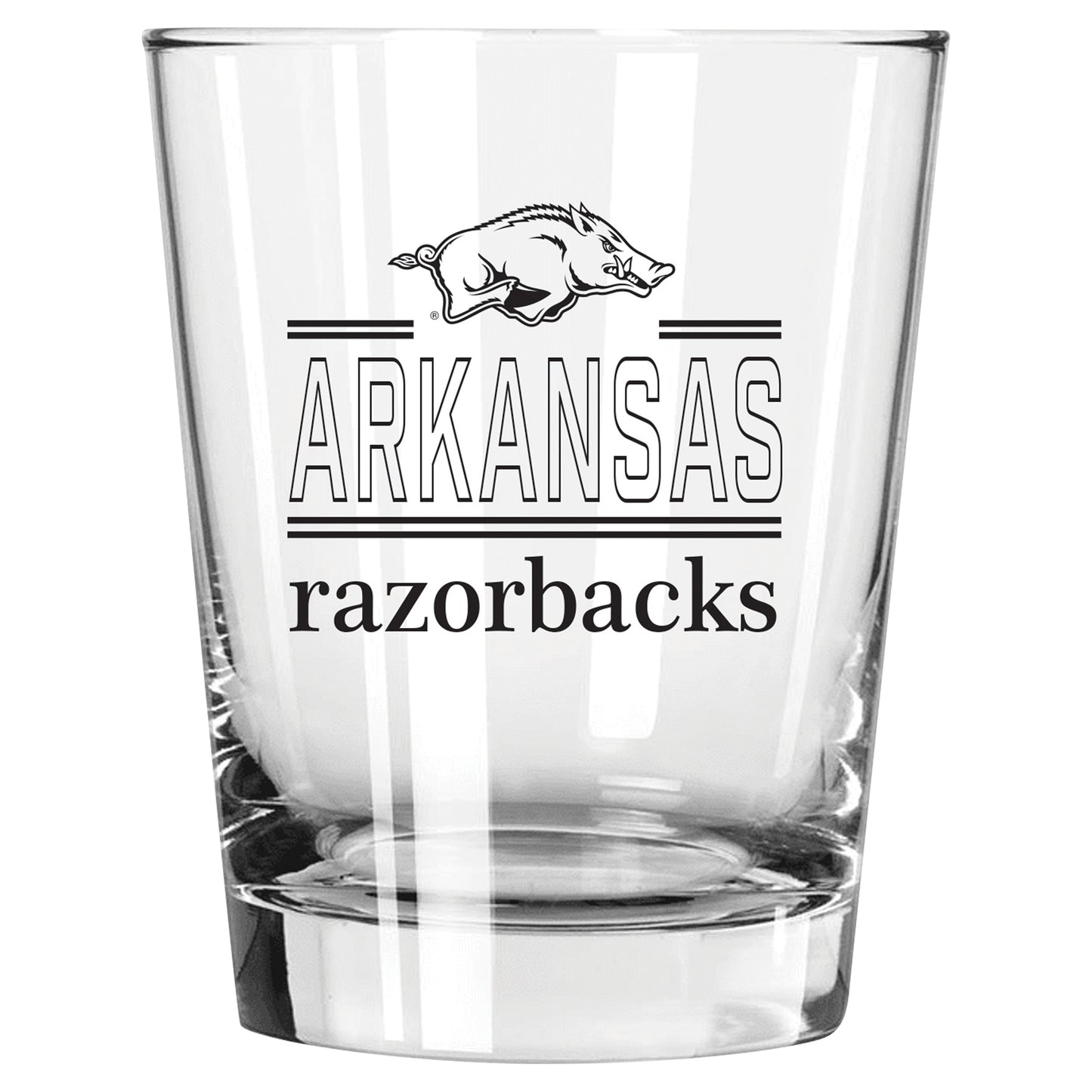The Memory Company Arkansas Razorbacks 15oz. Double Old Fashioned Glass