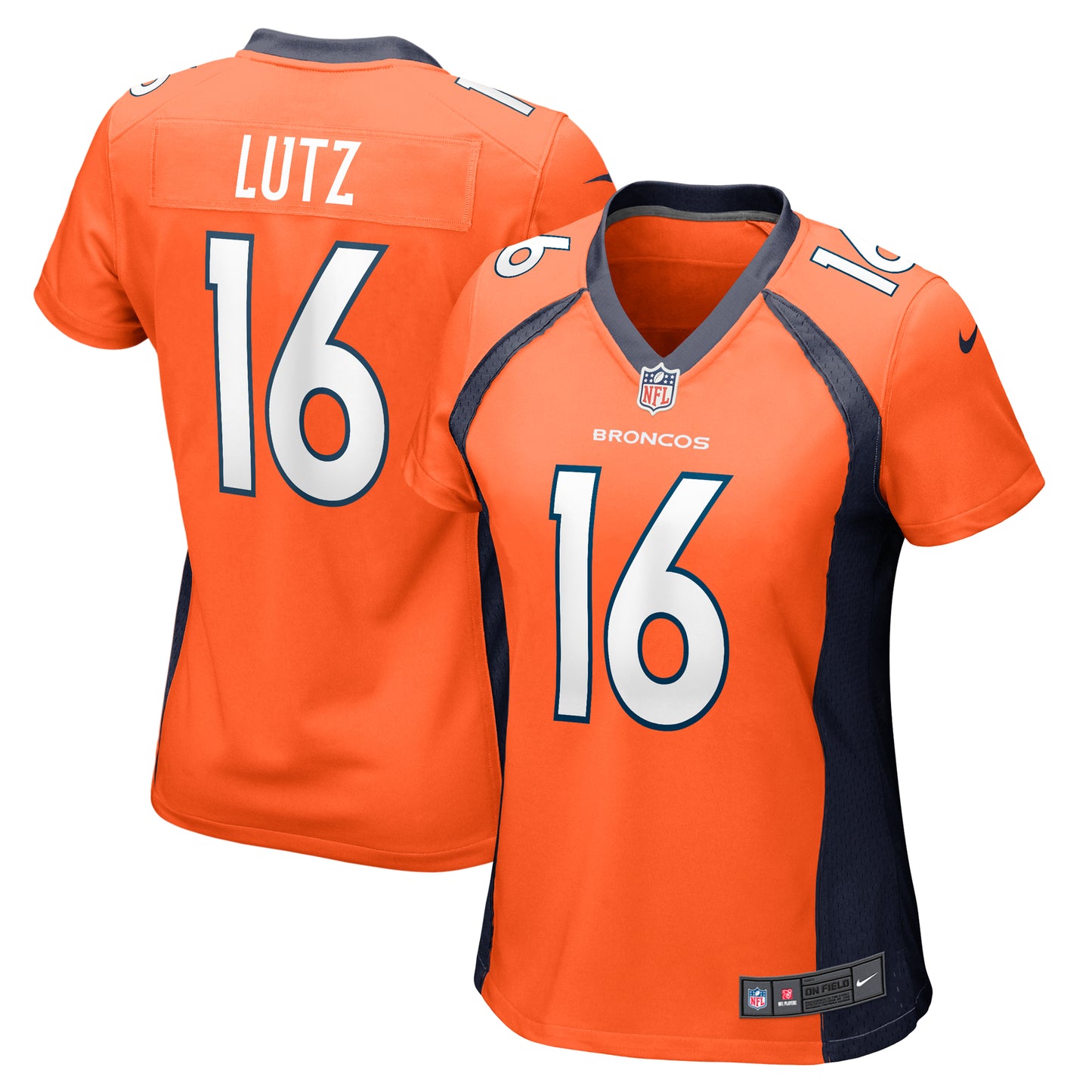 Women's Nike Wil Lutz Orange Denver Broncos Game Jersey